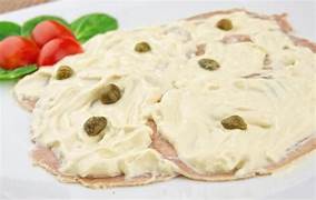 a picture of vitello tonnato